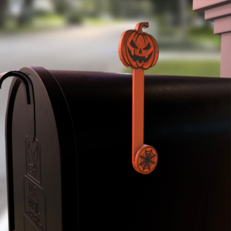 Halloween Pumpkin Mailbox flag replacement