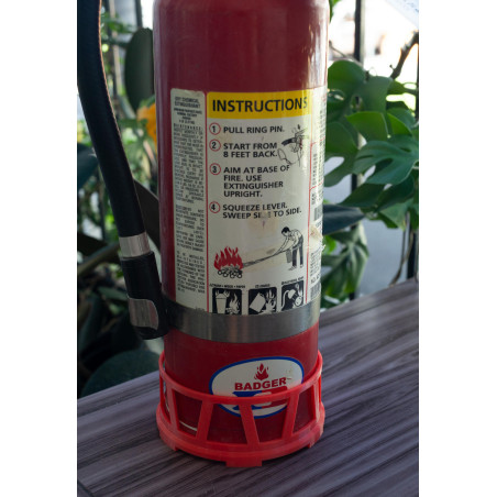 Fire extinguisher holder