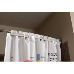 Stylish Bathroom Curtain Ring Spacers - Anti-Mold | Prevents Stains & Humidity Damage