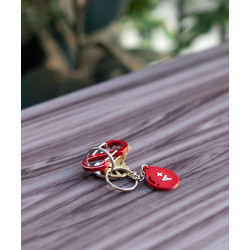 Blood Type Keychain - Blood Drop Design