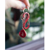 Blood Type Keychain - Blood Drop Design