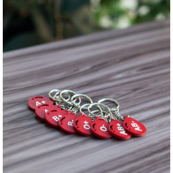 Blood Type Keychain - Blood Drop Design